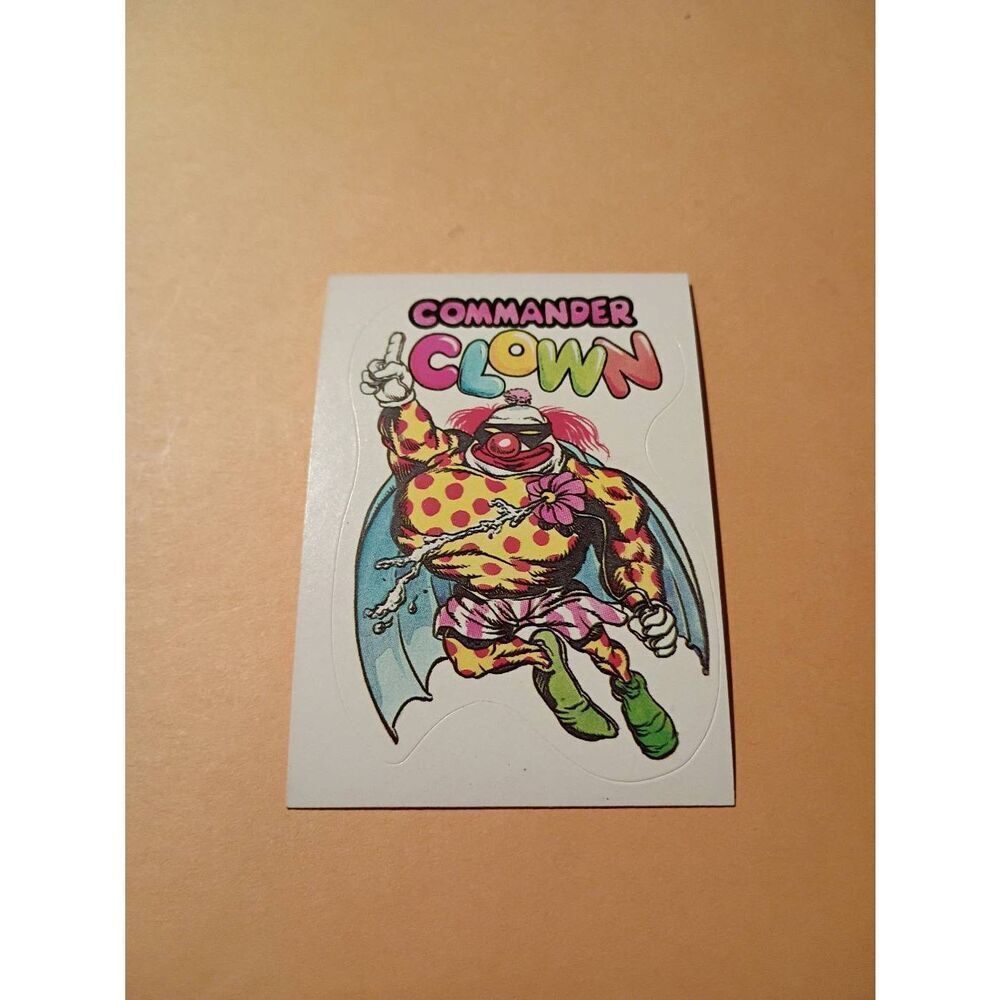1983 General Mills Zero Heroes Trading Card Sticker Card Vintage #22